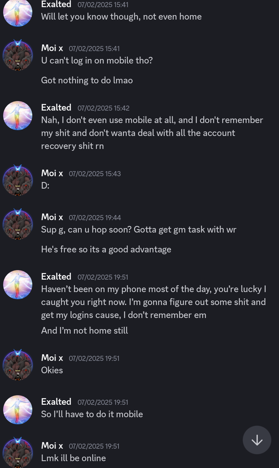 Evidence 18b6f08 for a case against Mooooncat