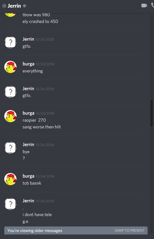 Evidence 264b620 for a case against Jerrinnn