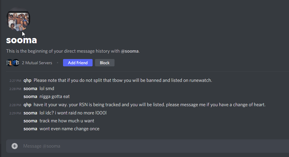 Evidence 2775756 for a case against potbabass12