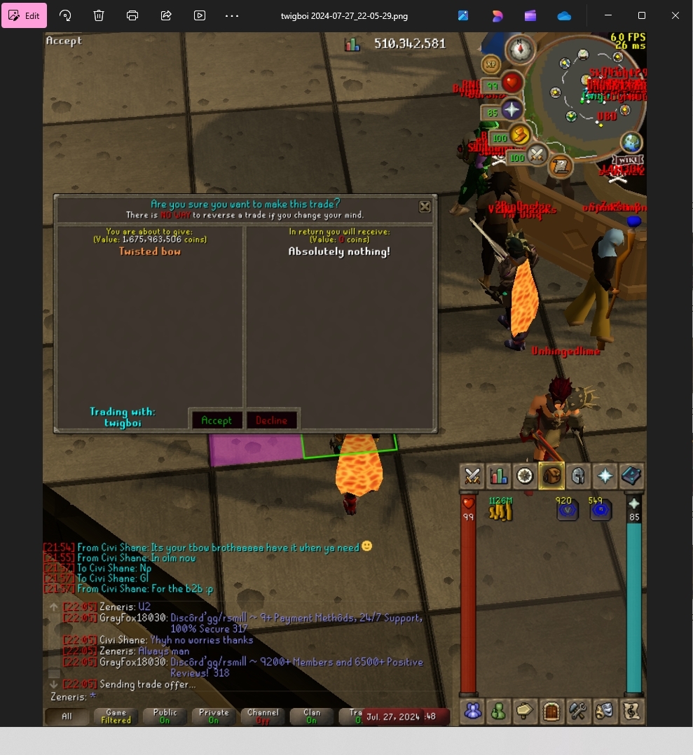 Evidence 3f51b35 for a case against Twigboi