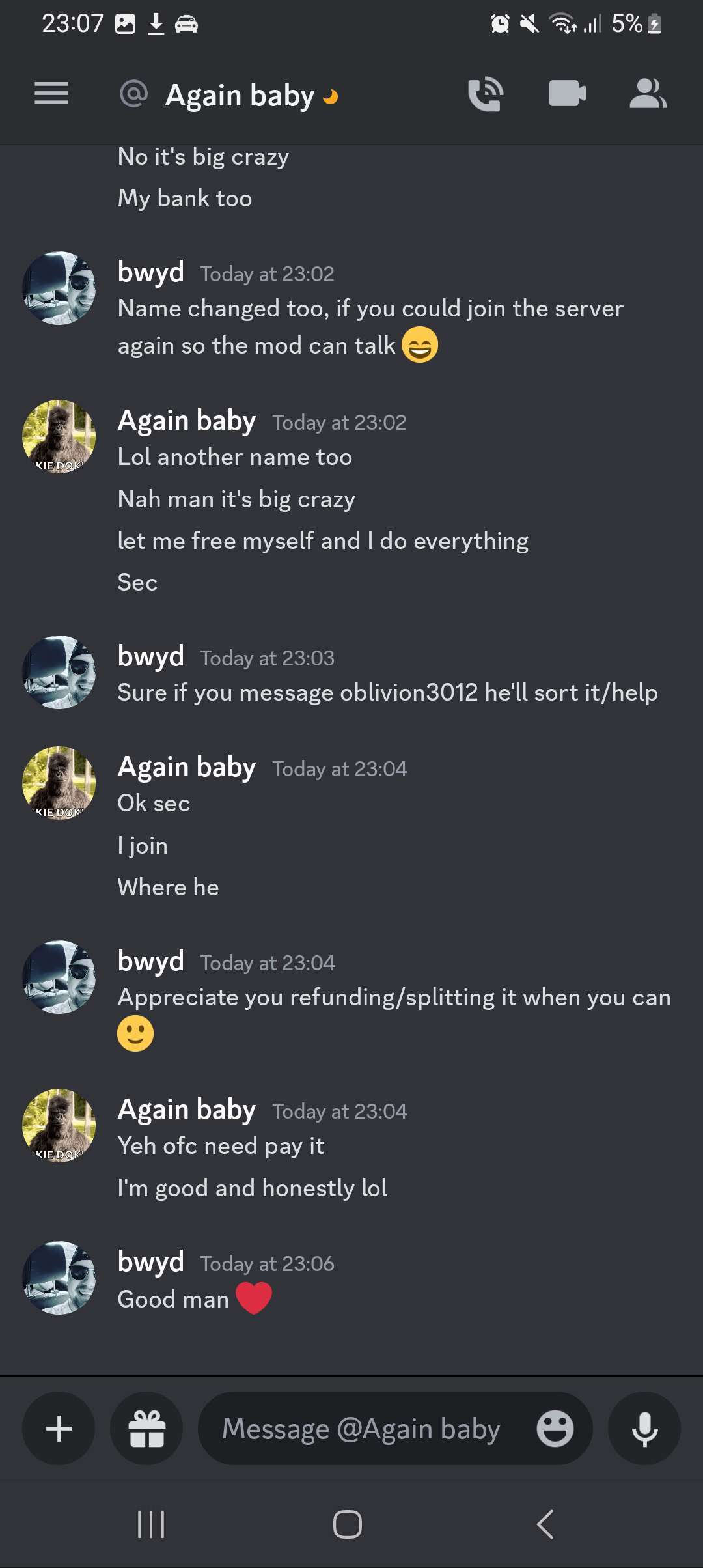 Evidence 40683ec for a case against TOATUMEKEN3