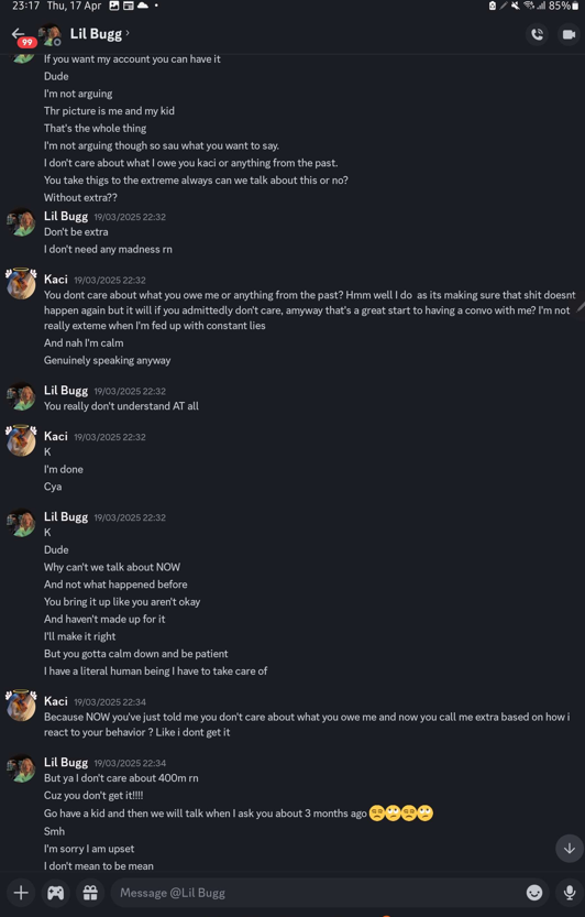 Evidence 640e389 for a case against Big Holy