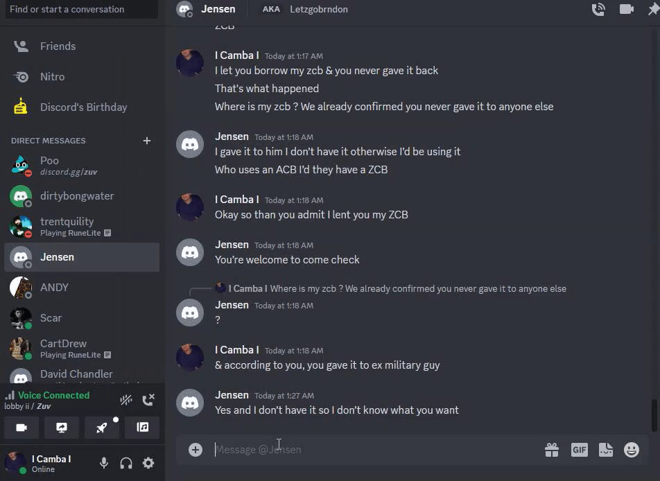 Evidence 6cc056f for a case against Supersammm