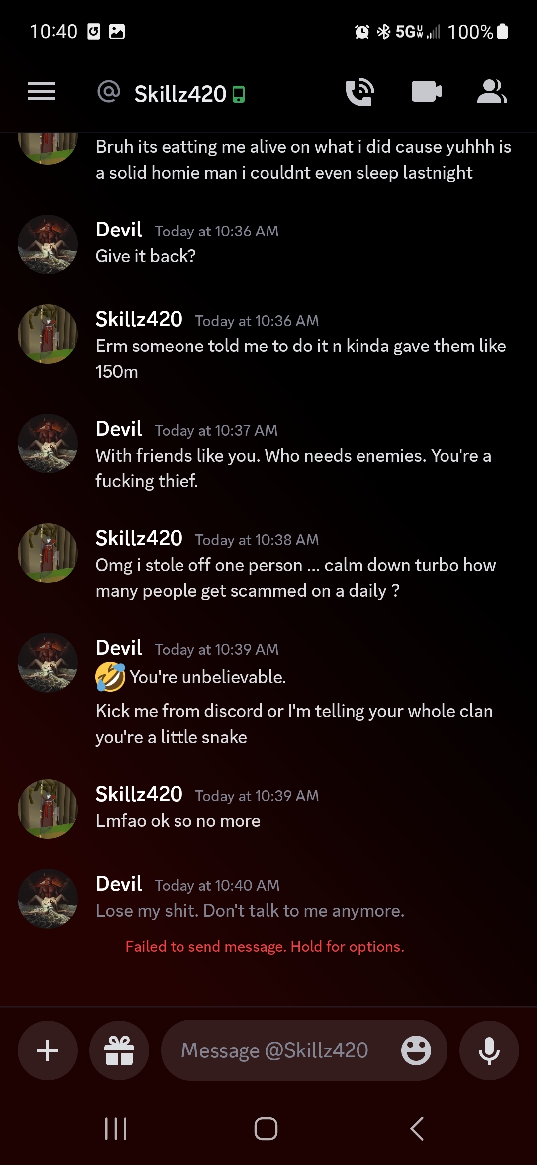 Evidence 7188cc4 for a case against ImSkillzToo
