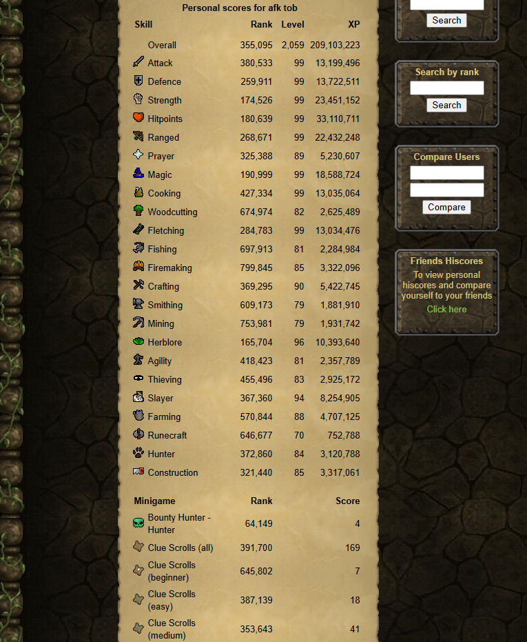 Evidence 8337cff for a case against afk tob