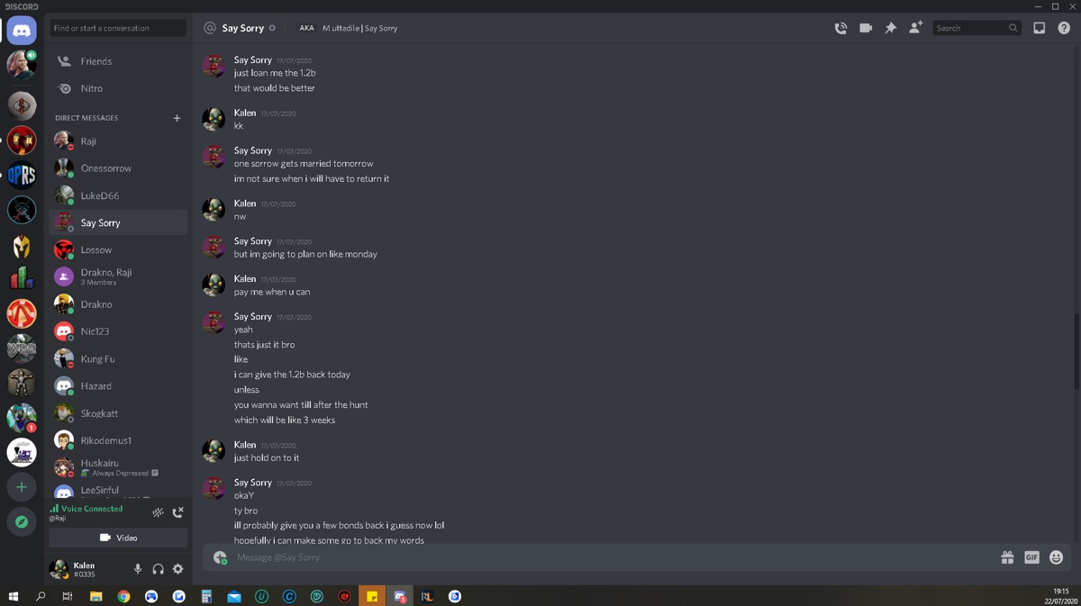 Evidence af74fd2 for a case against Sinn er