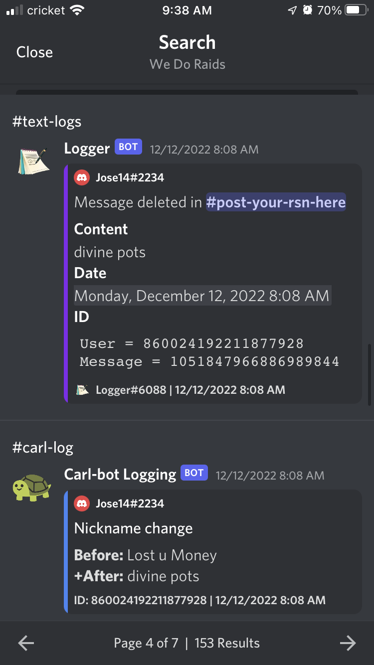 Evidence baaa90d for a case against goblins1234