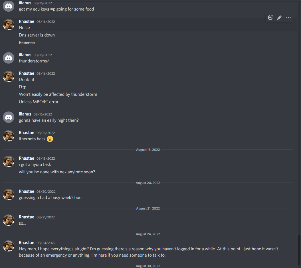 Evidence c558793 for a case against mcldkfired