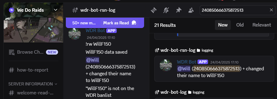 Evidence cb71b67 for a case against willf150