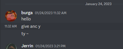 Evidence d379d9e for a case against Jerrinnn