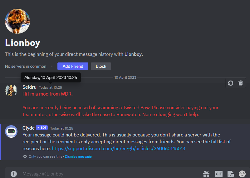 Evidence e0e2a78 for a case against LionBoy8