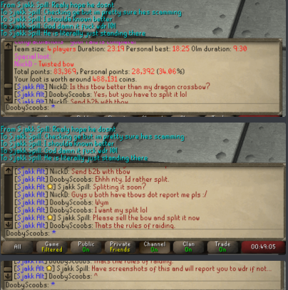 Evidence f76e04f for a case against TyForTbow