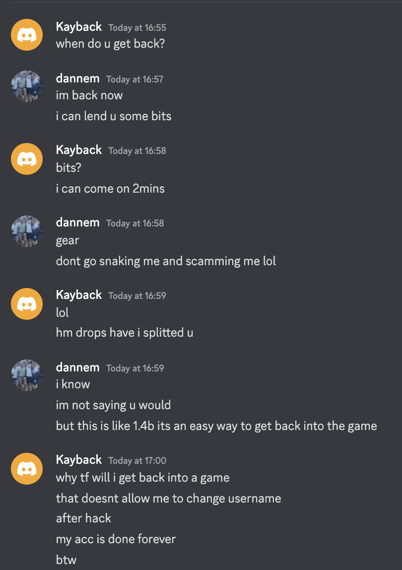 Evidence fd7c3e1 for a case against Ravangerous